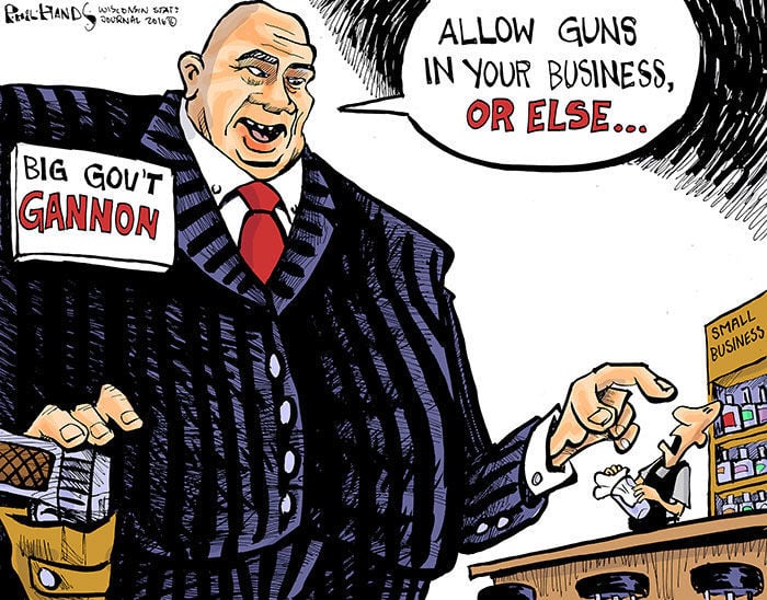 Hands on Wisconsin: Rep. Bob Gannon's bill targeting gun-free zone is big  government