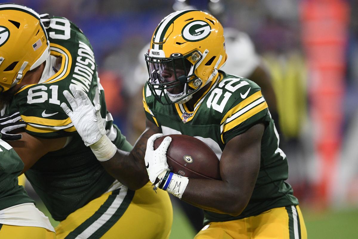 With Jamaal Williams Still Sidelined Packers Work Through Backup Plan Behind Aaron Jones Pro Football Madison Com