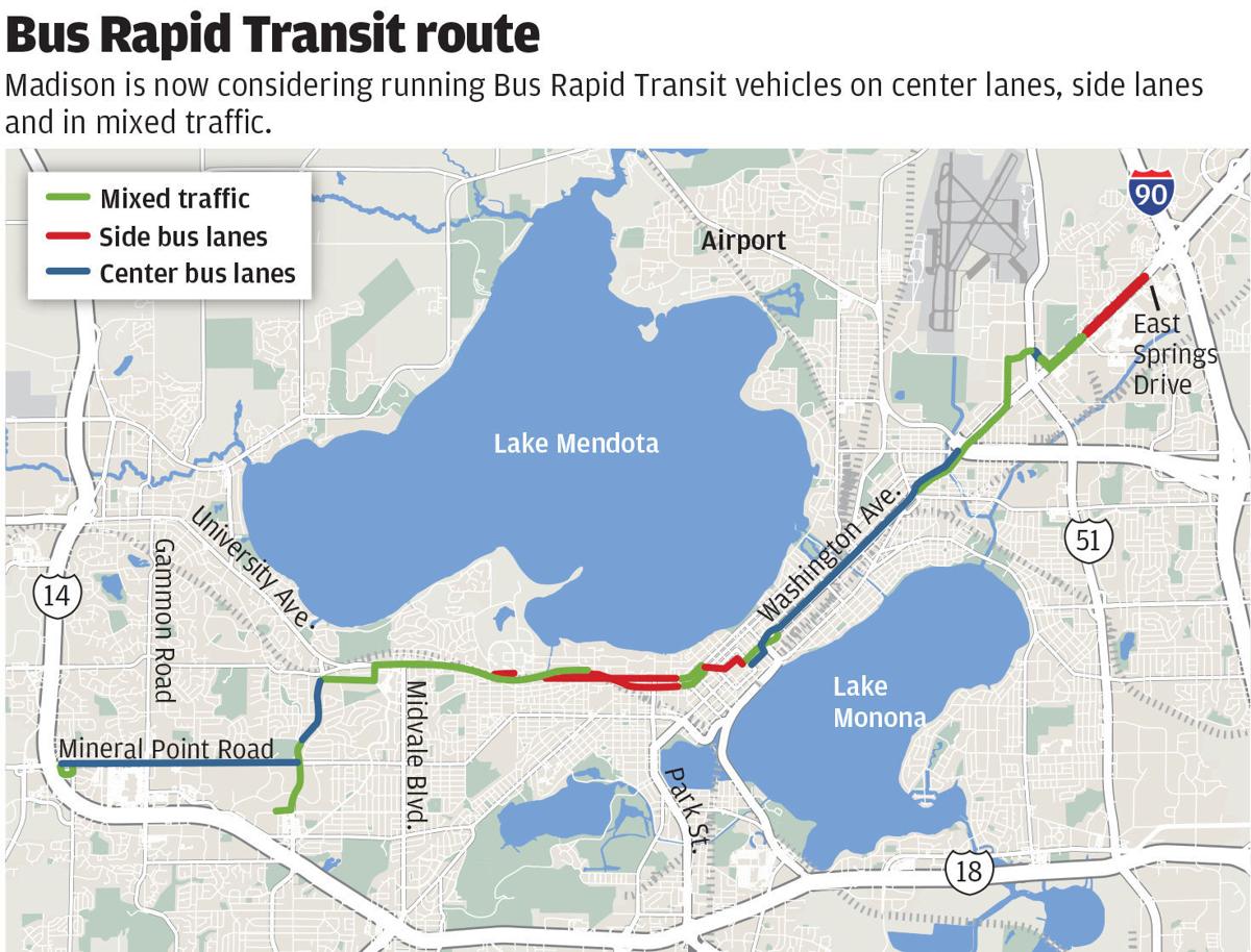 Madison may push Bus Rapid Transit system to center lanes