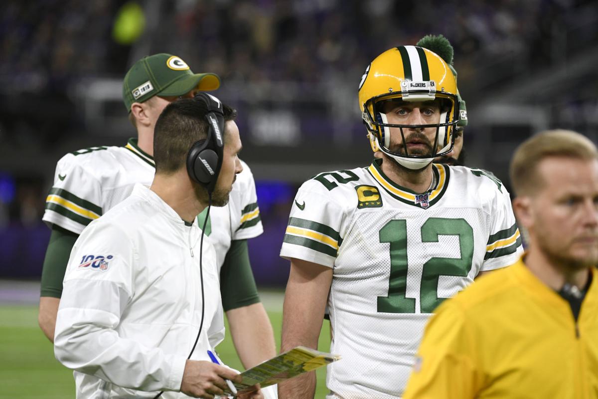 Matt LaFleur-Aaron Rodgers photo