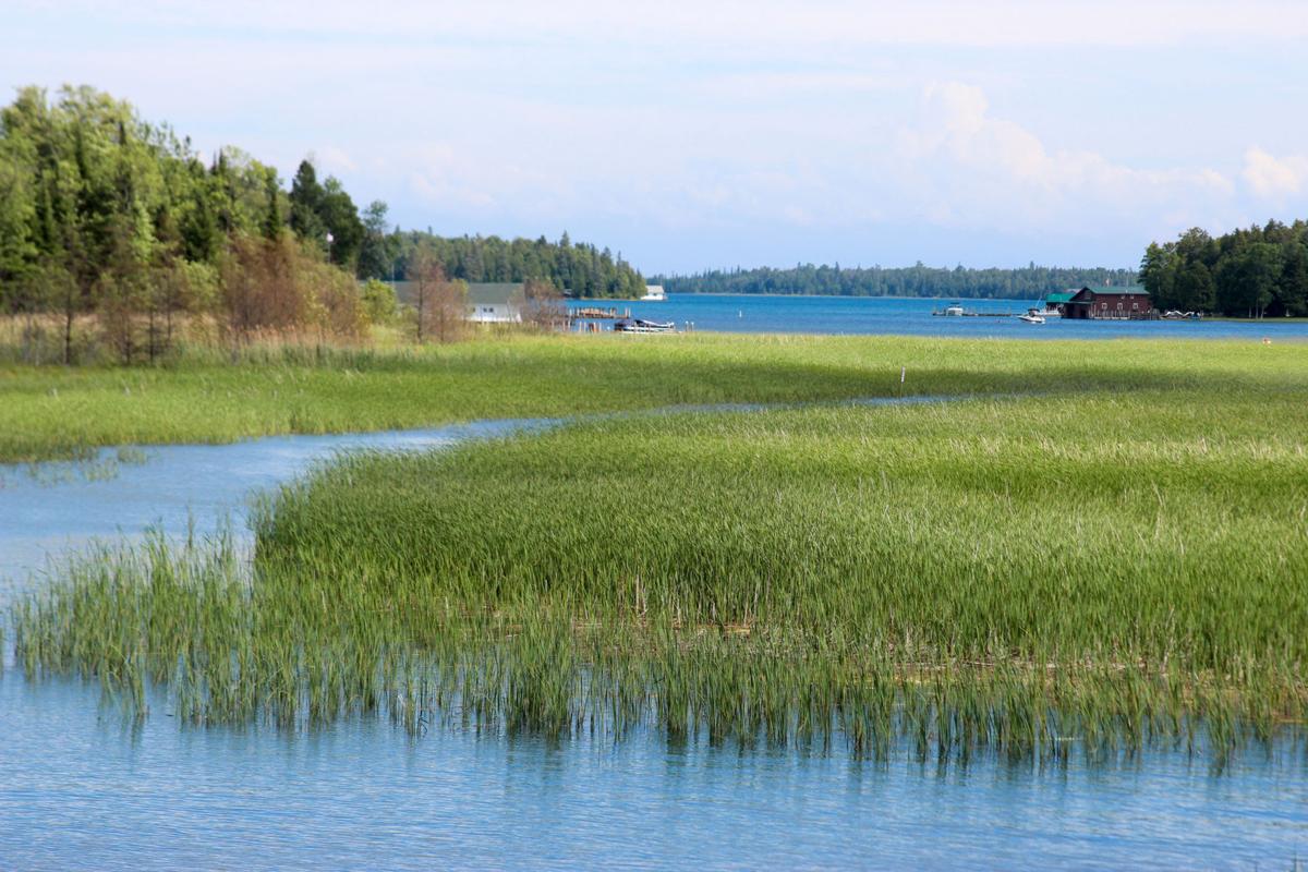 Islands and water