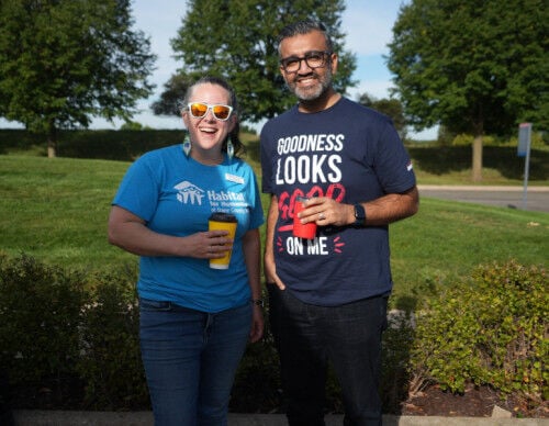A parking lot full of possibility: American Family Insurance builds with Habitat Dane