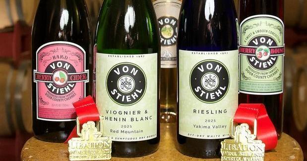 Algoma, Egg Harbor wineries earn gold medals in wine competition Christopher Clough Green Bay Press-Gazette Aug 19, 2026 16 mins ago