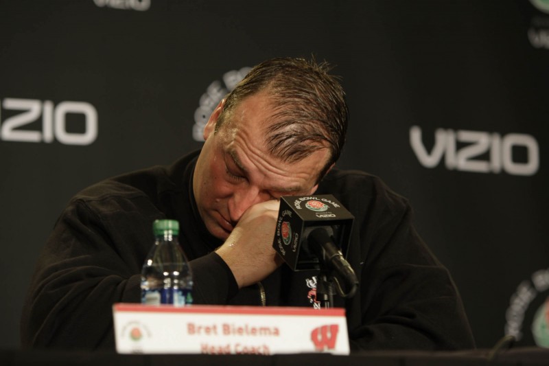 Rose Bowl, emotional Bret Bielema