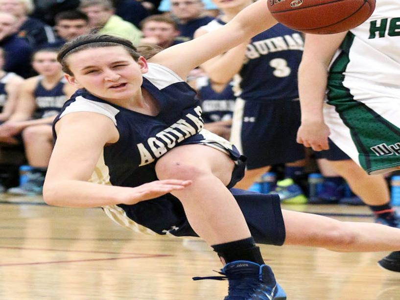 Wiaa Girls Basketball Chelsea Ritter Leads La Crosse Aquinas Past