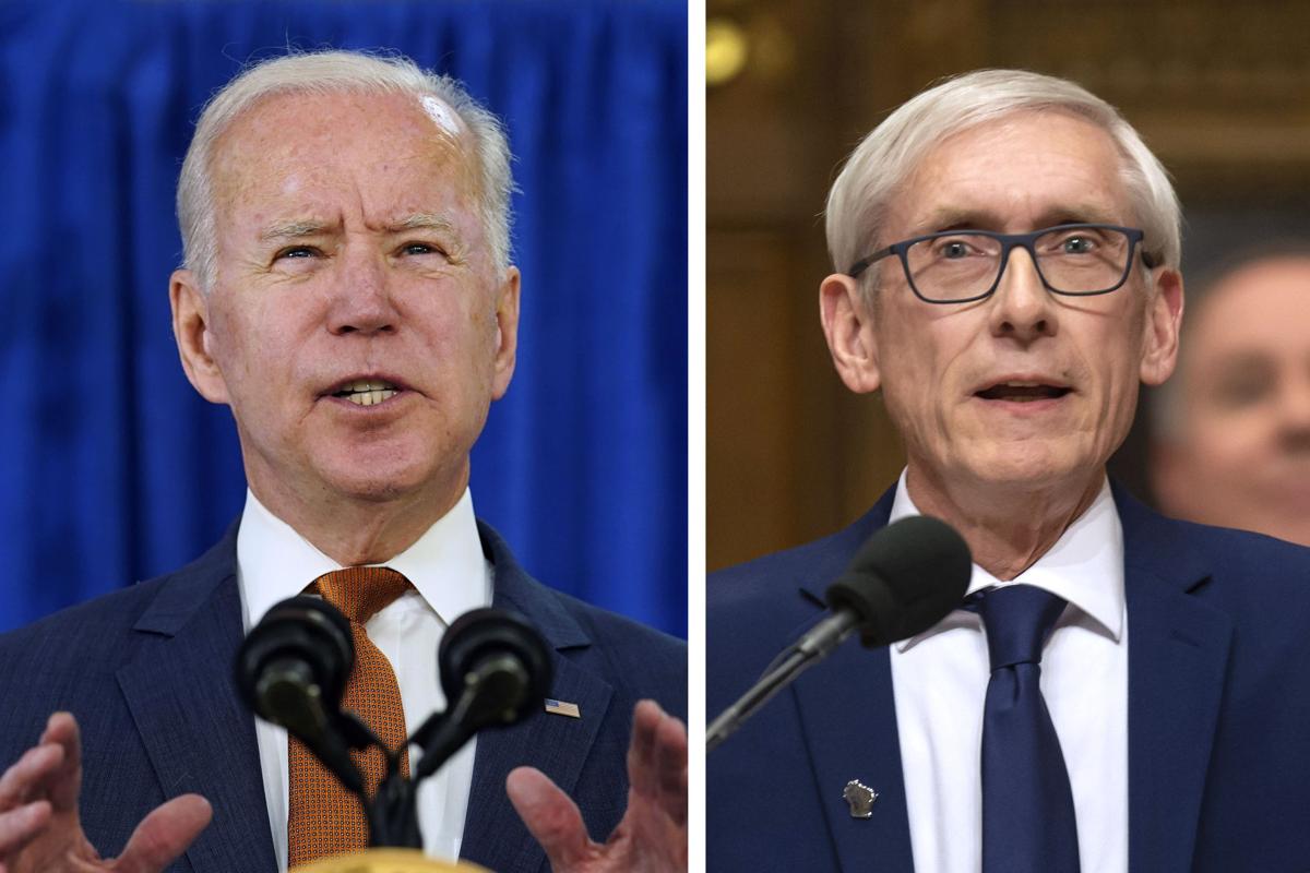 Joe Biden Tony Evers mashup