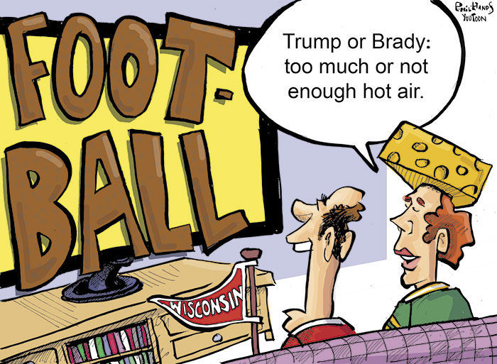 'Trump or Brady?' -- Tom Ruck wins this week's You Toon caption contest