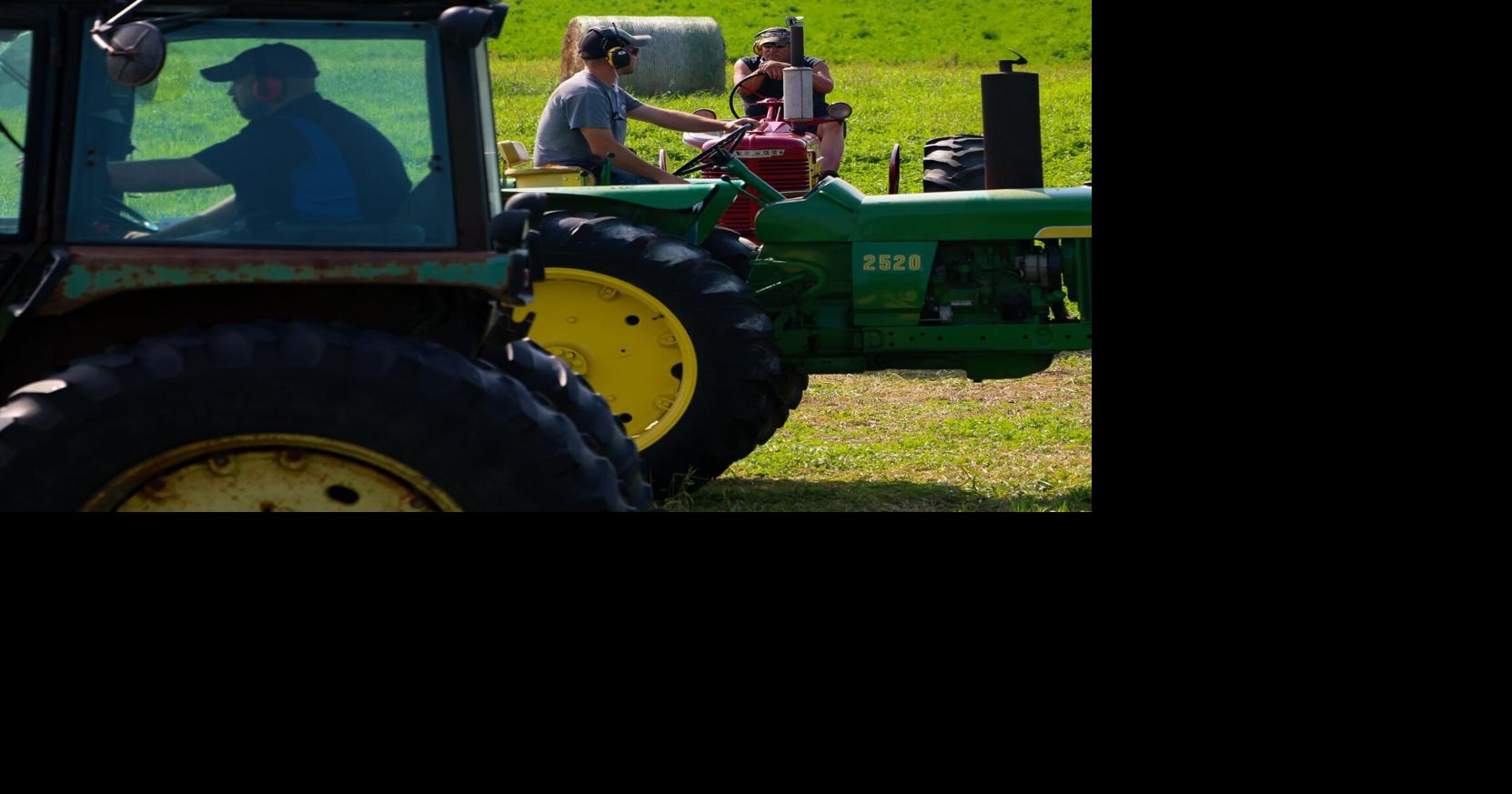 This one-of-a-kind ballet features tractors and farmers in suits in Sauk County