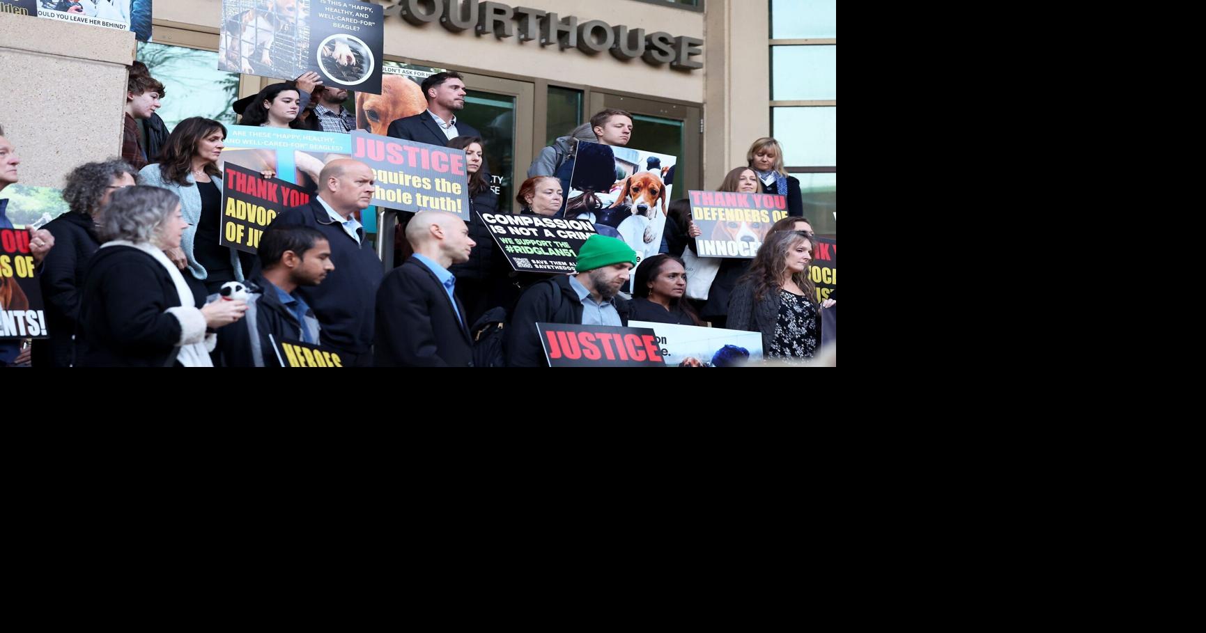Supporters rally as defendants in Ridglan Farms break-in get court hearing