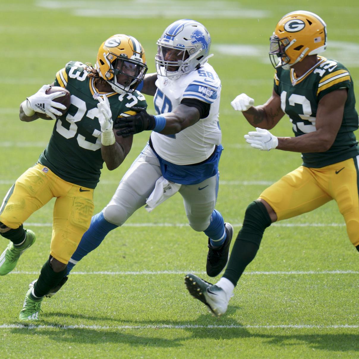 With A Future So Bright He S Got To Wear Shades Aaron Jones Shows He S An Upper Echelon Nfl Back Pro Football Madison Com