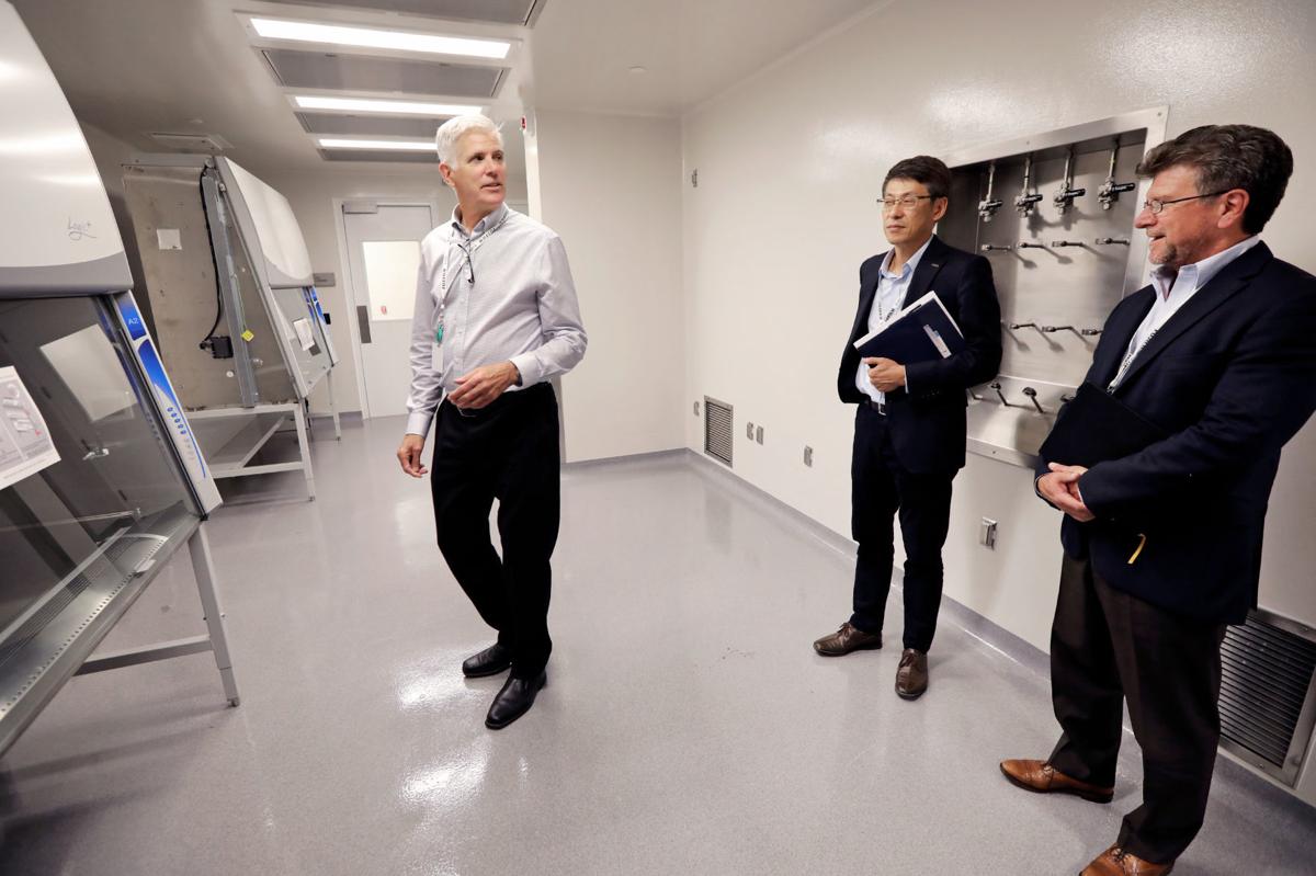 Graham, Yamamoto and Manusos in clean lab