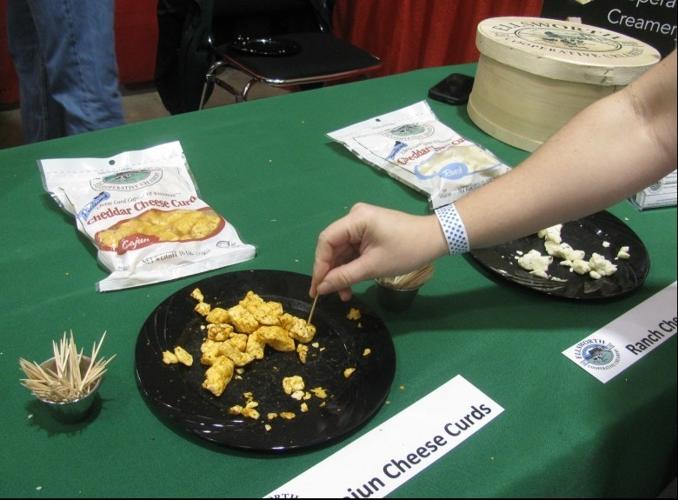 Table Talk Pilsner and cheese curds at the Isthmus Beer and Cheese Fest