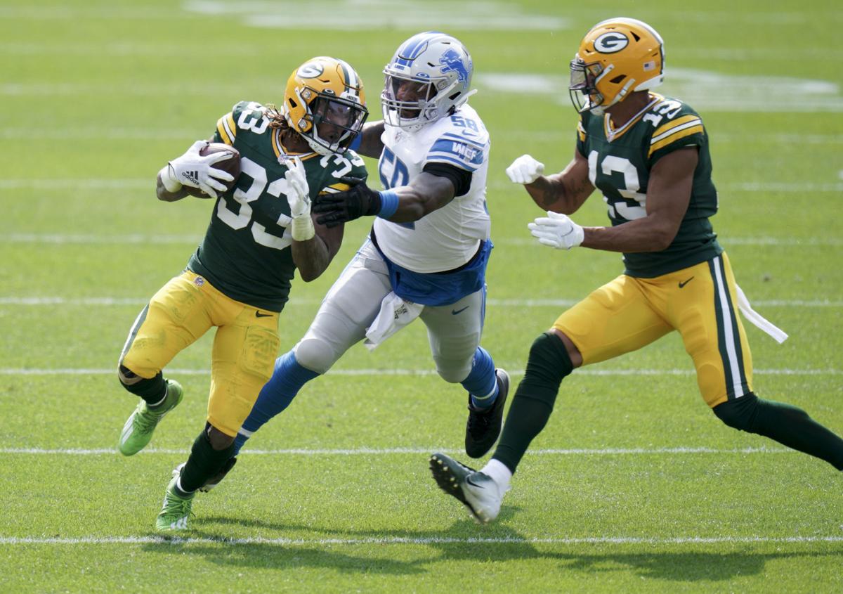Aaron Jones - Packers vs. Lions