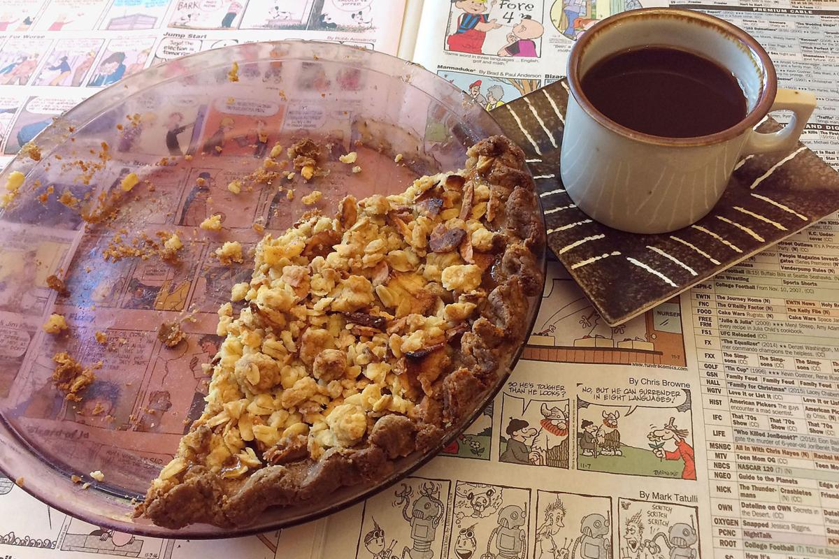 Pear crunch pie