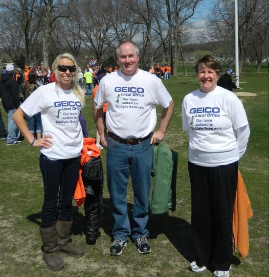 We walked for Multiple Sclerosis!