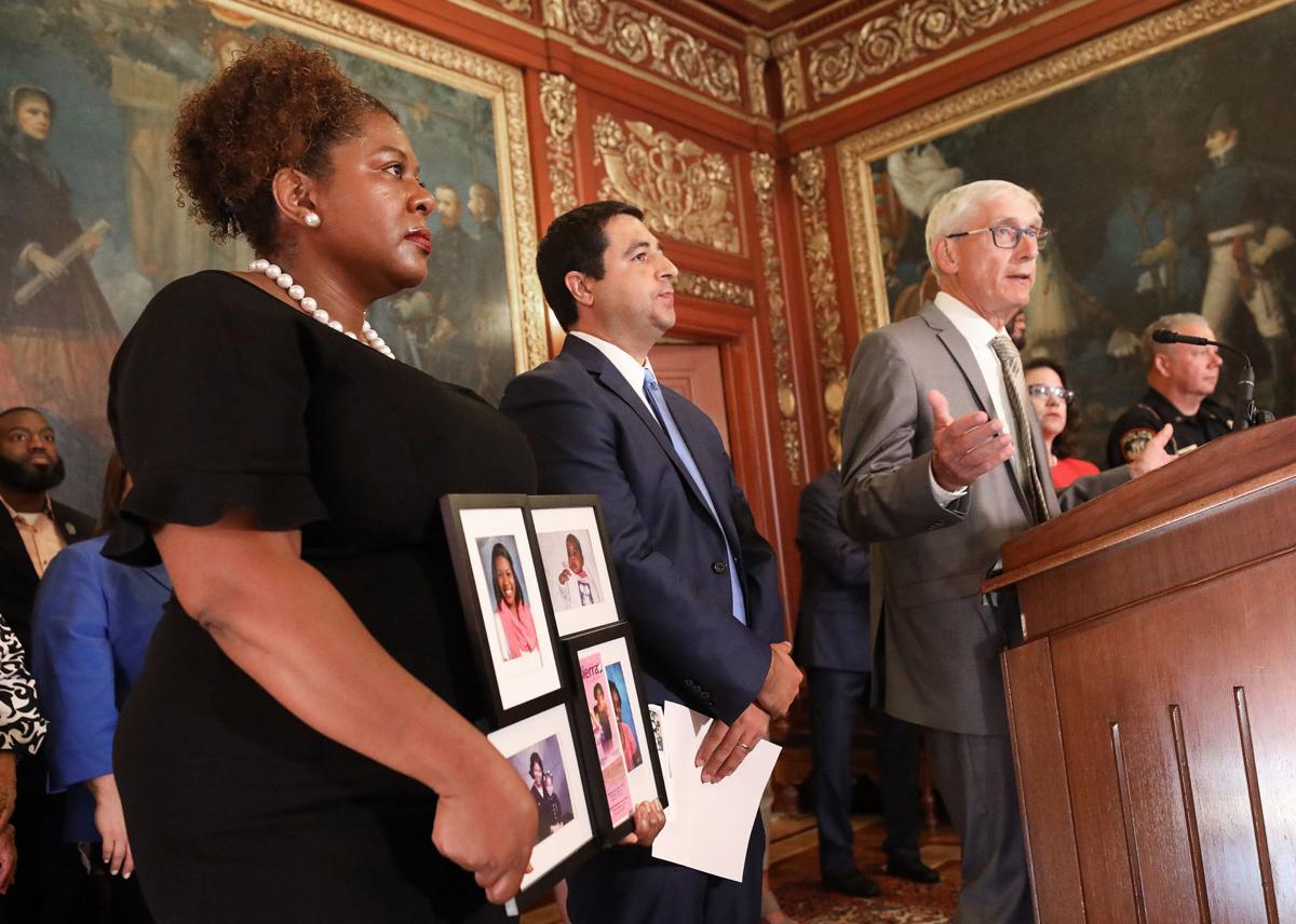 Tony Evers, Josh Kaul on background checks