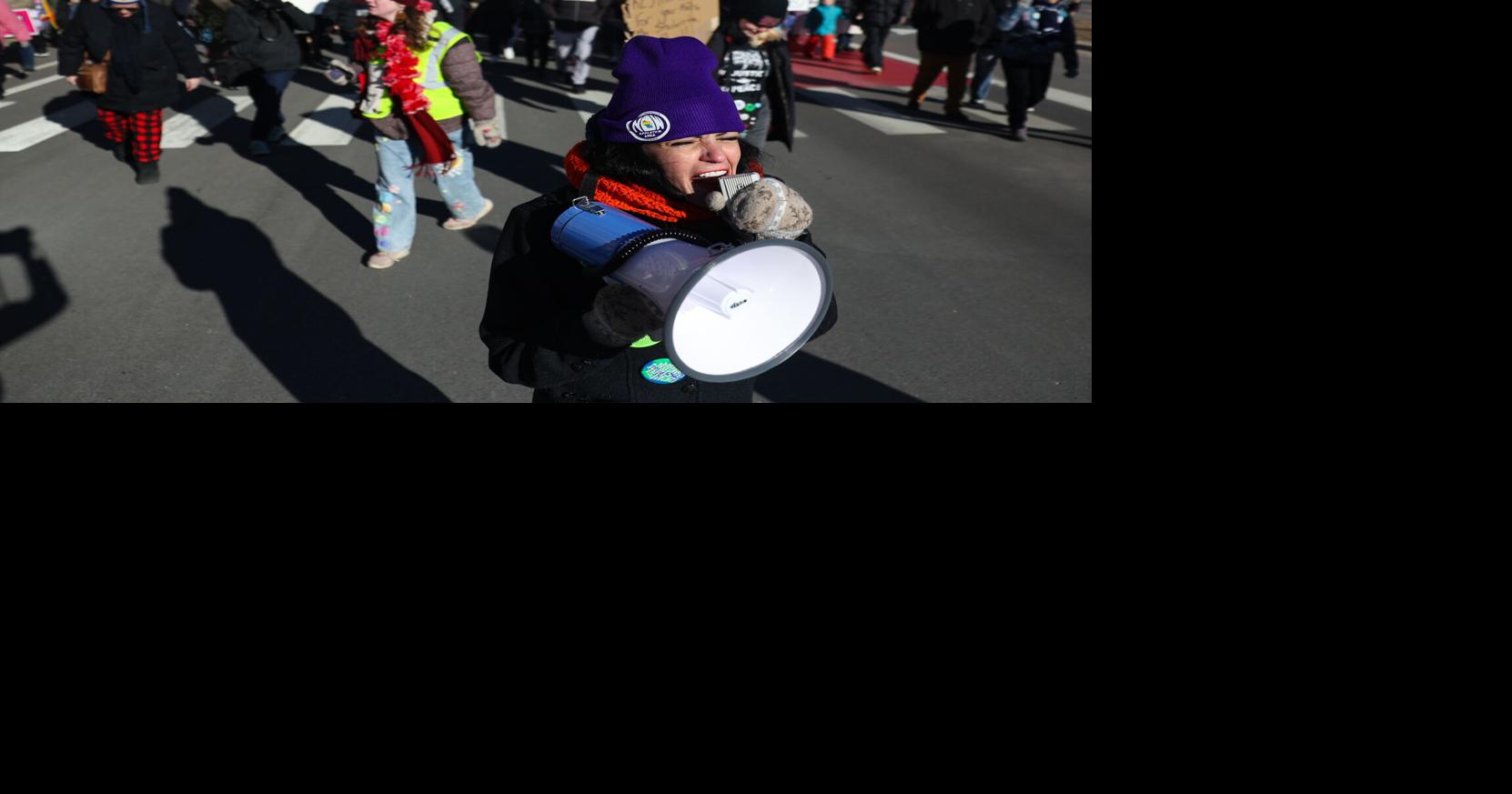Hundreds gather in Downtown Madison for People's March