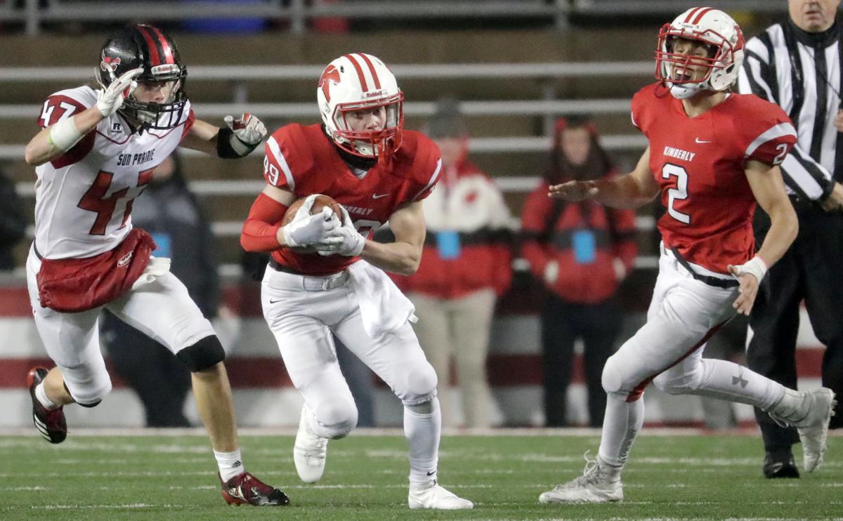 WIAA state football: Kimberly's Drew Lechnir