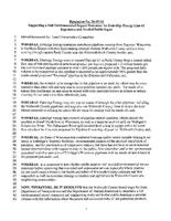 Walworth County 2014 resolution on Enbridge pipeline