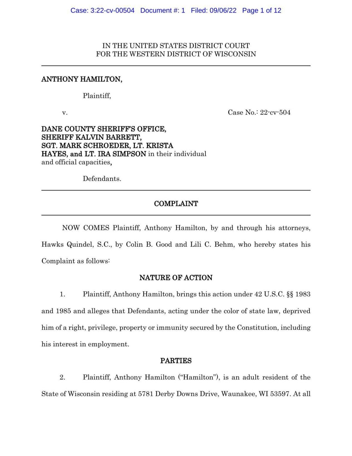 Dane County Sheriff Incident Reports - 9wc8ice