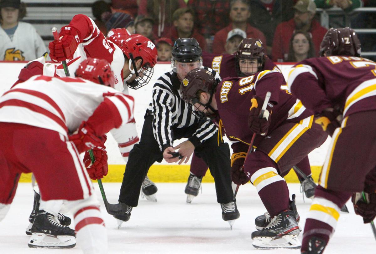 Badgers faceoff