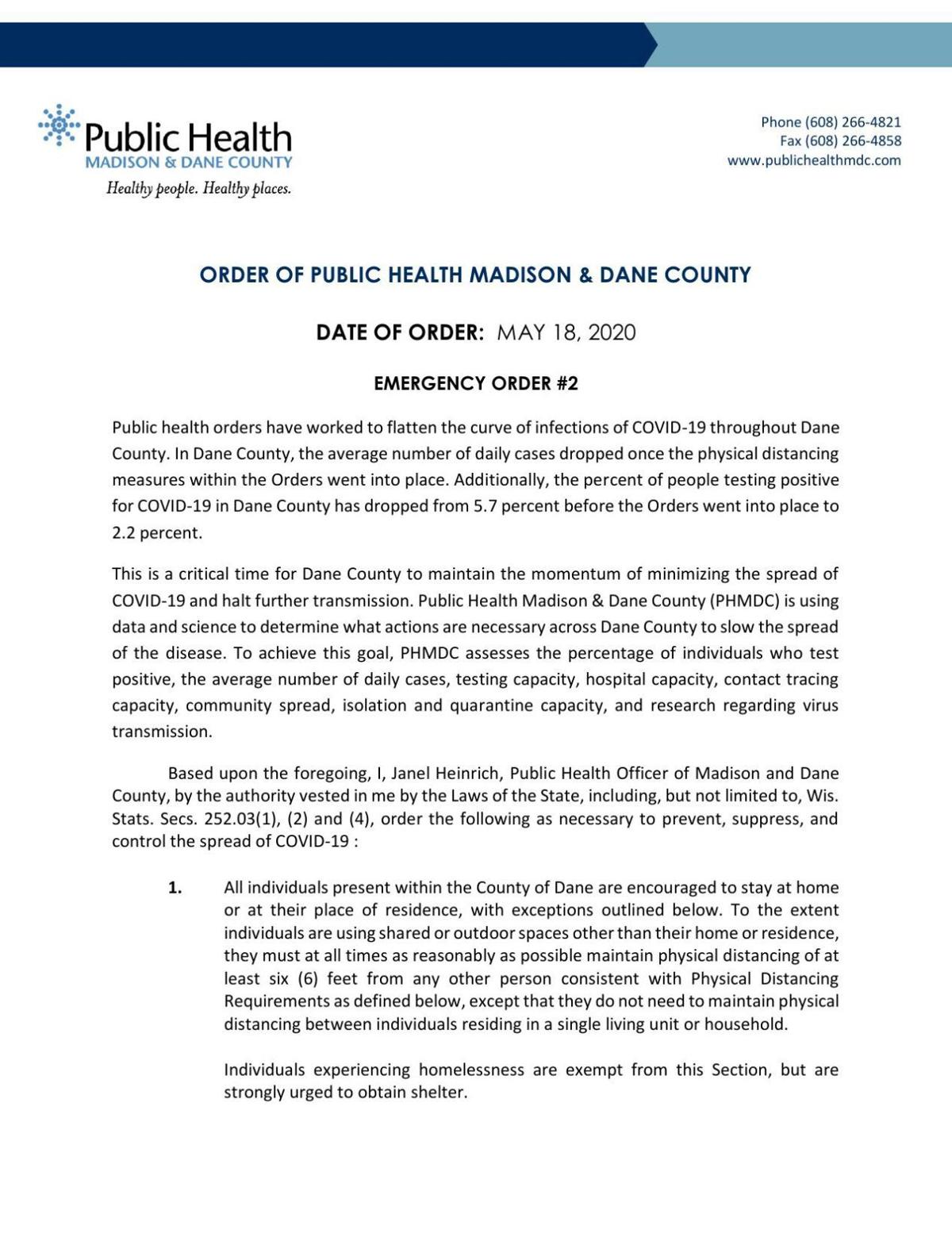 Madison And Dane County Launching Plan To Reopen Economy In Phases Local Government Madison Com
