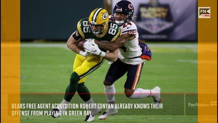 Green Bay Packers Robert Tonyan Signs With The Chicago Bears