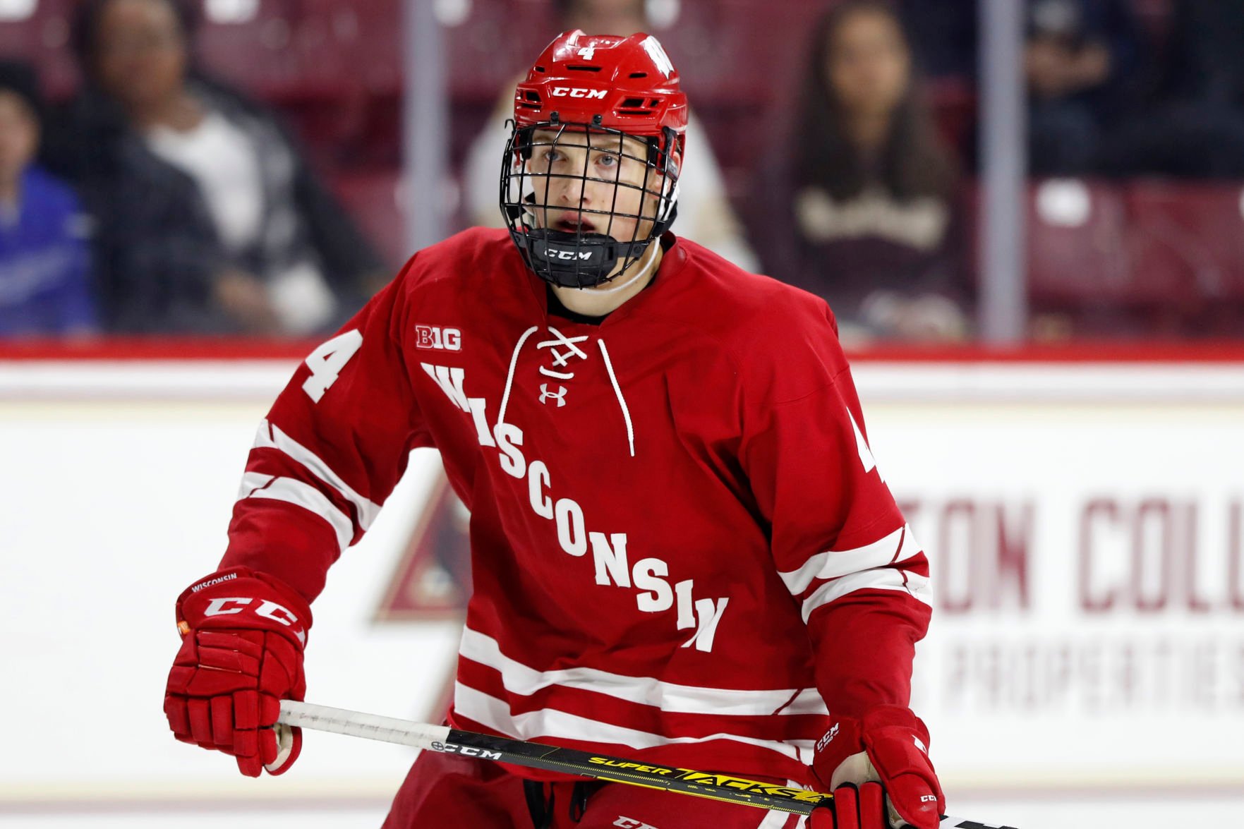 Joe pavelski wisconsin outlet jersey