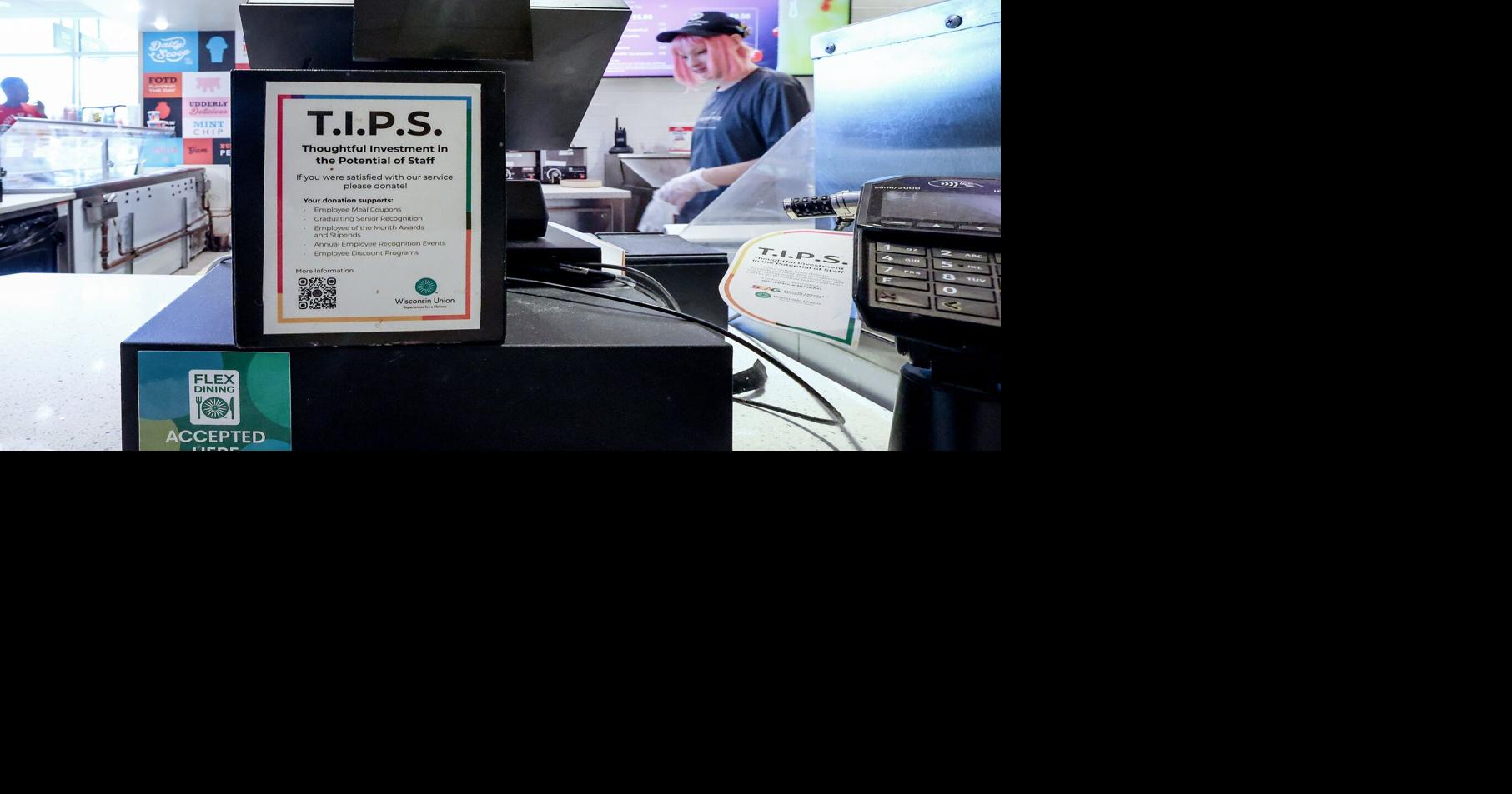 Wisconsin Union changes T.I.P.S. signs, but not tipping