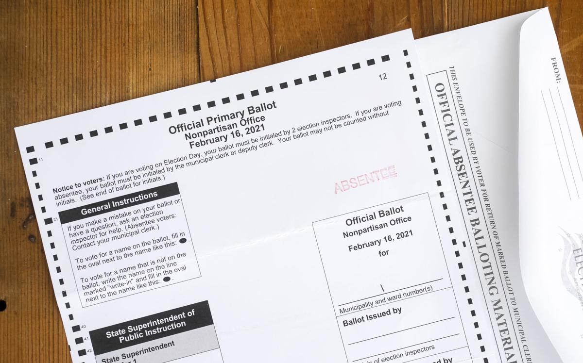 Feb. 16 absentee ballot
