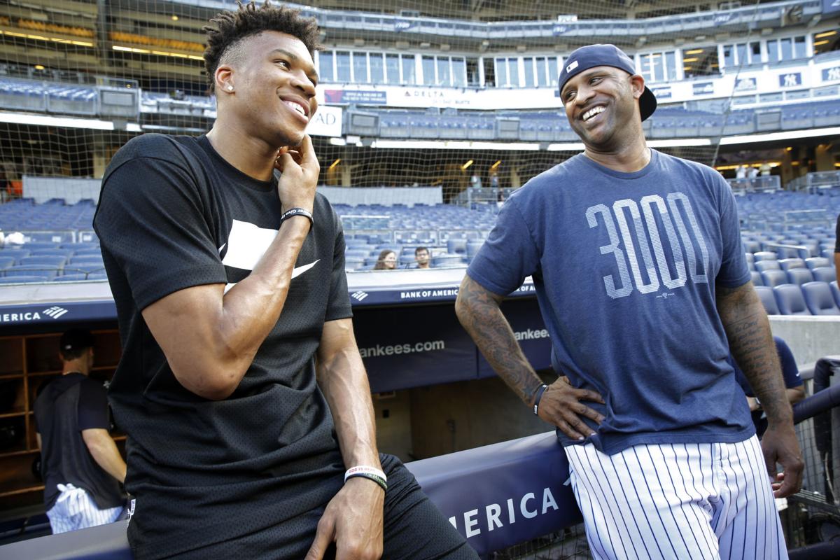 Giannis Antetokounmpo and CC Sabathia