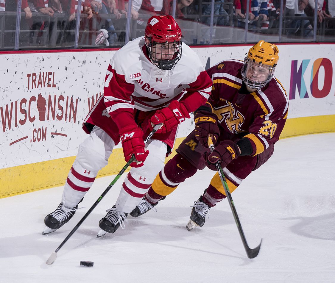 Badgers Men's Hockey Big Ten Playoff Opponent? Entering Final Day Of ...