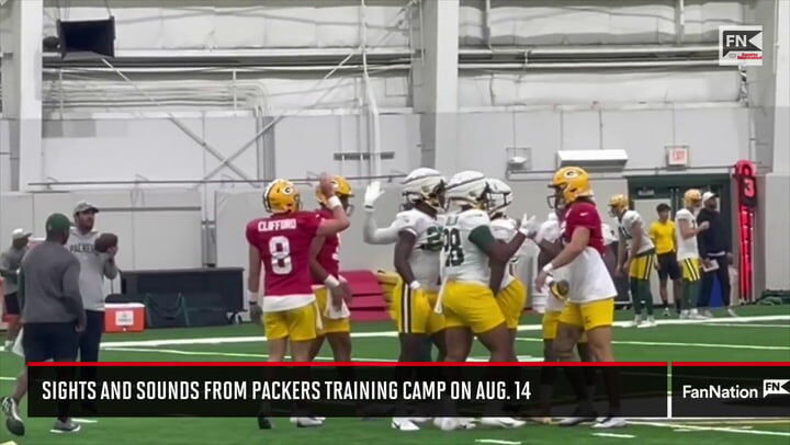 Rookie lineman Caleb Jones standing tall at Packers training camp