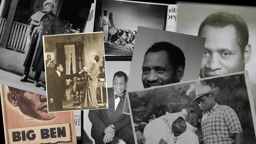 Image collage of Paul Robeson photos