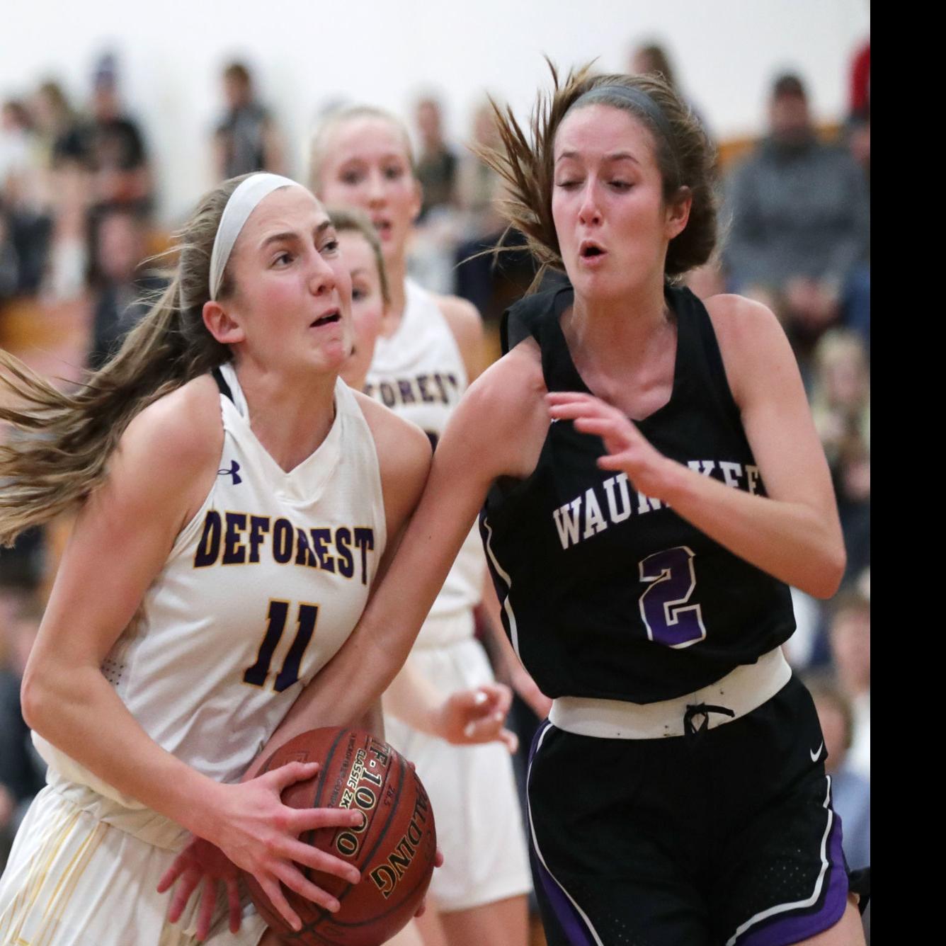 Maggie Trautsch Depth Carry Deforest S Girls Basketball Team Past