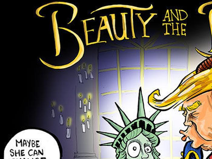 Hands On Wisconsin Donald Trump Stars In A New Movie Opinion Cartoon Madison Com