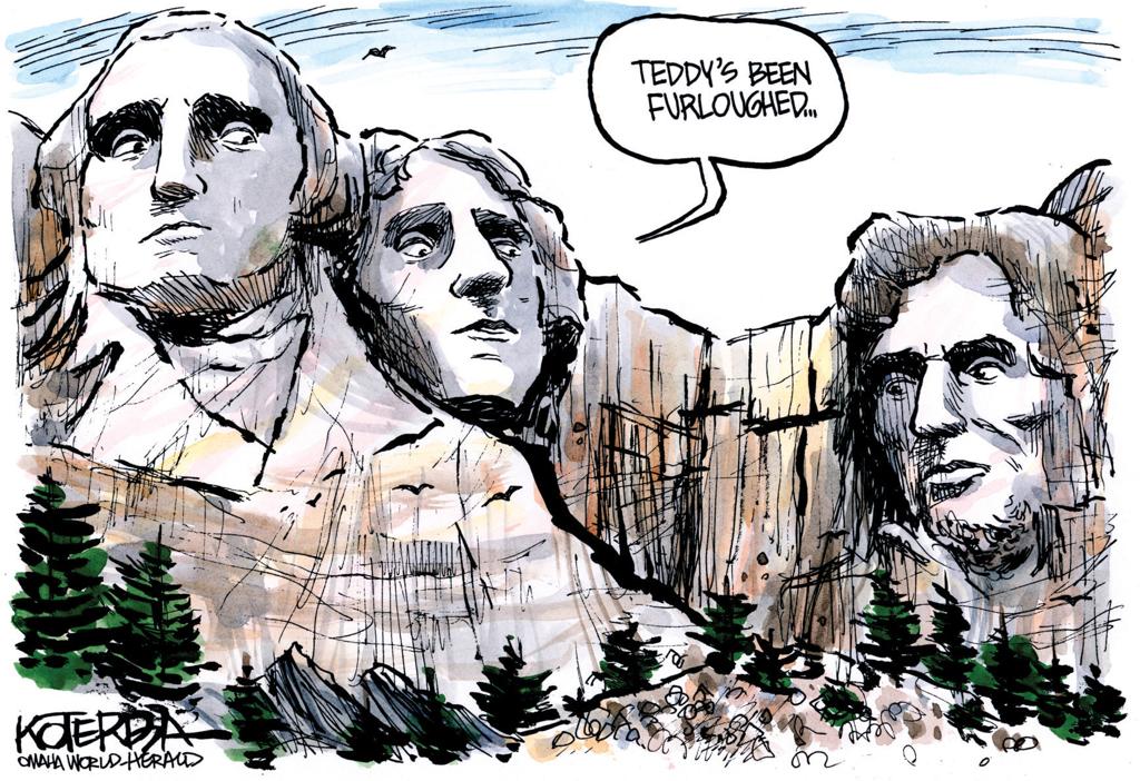 Where Did Teddy Roosevelt Go Jeff Koterba S Latest Political Cartoon Explains Opinion Cartoon Madison Com