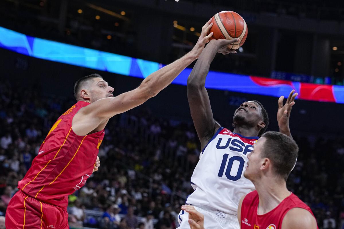 US rallies to beat Montenegro 85-73 at World Cup to reaches quarterfinals