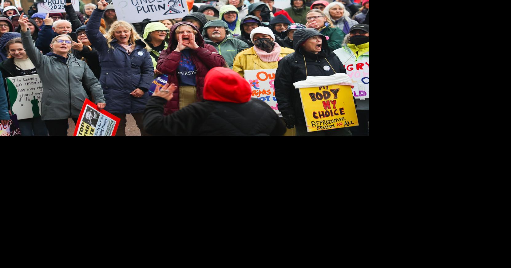 Photos: Protest at the state Capitol for reproductive rights