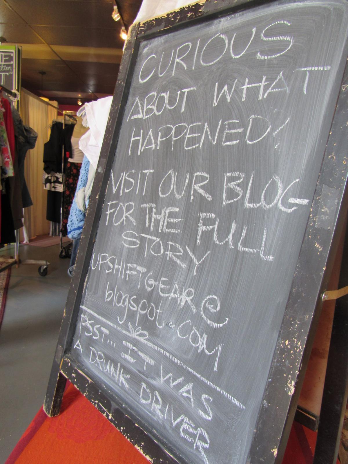 Upshift Swap still in gear following SUV crash into store