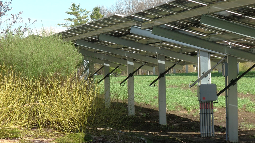 Madison College hosts ribbon cutting for solar array and energy storage system