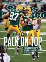 Green Bay Packers' Aaron Rodgers on Sports Illustrated cover