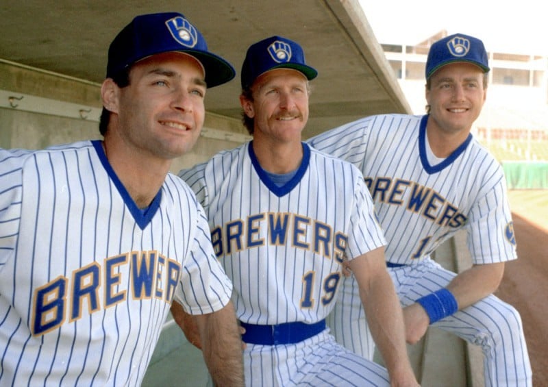 1993 Robin Yount Paul Molitor Jim Ganter ''The End of an Era'' Milwaukee  Brewers
