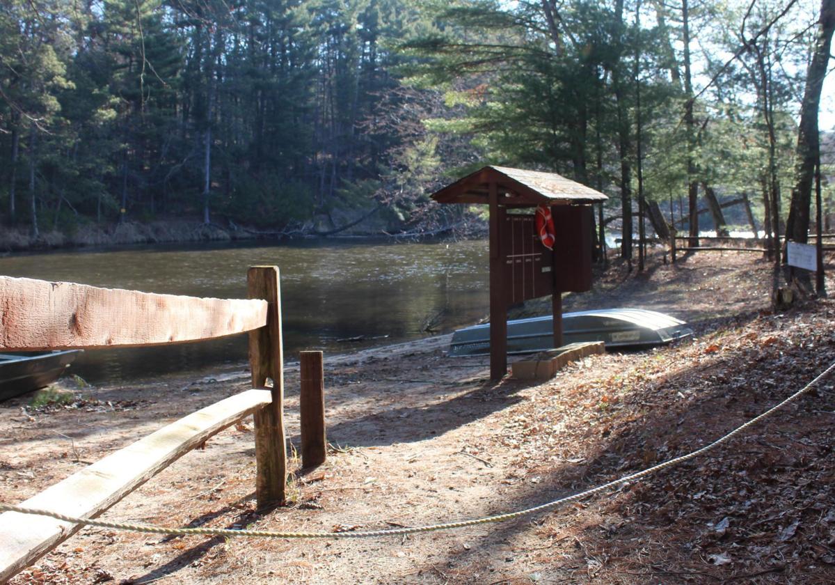 Upham Woods swimming area in Dells