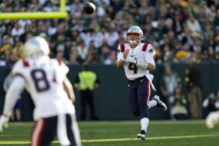Patriots rookie QB Bailey Zappe nearly zaps Packers