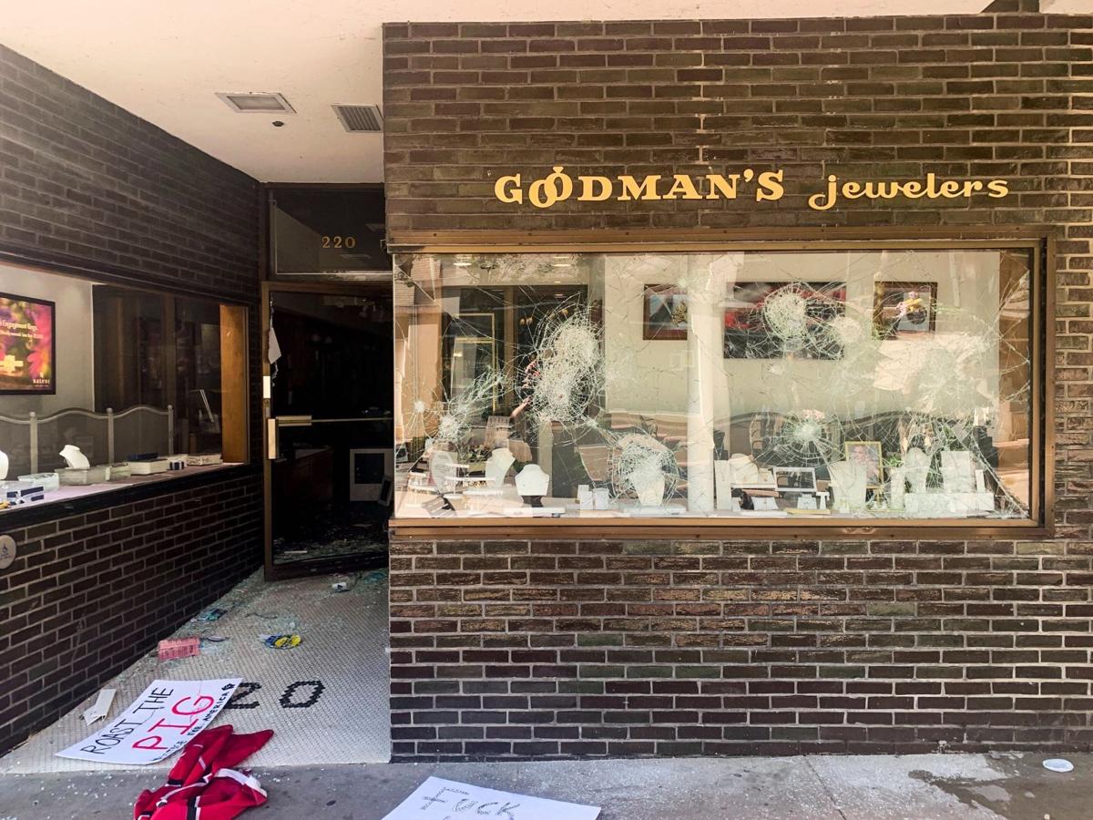 Goodman Jewelers damage