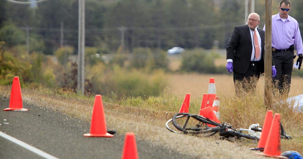 Pickup driver fell asleep in crash that killed bicyclist, authorities say