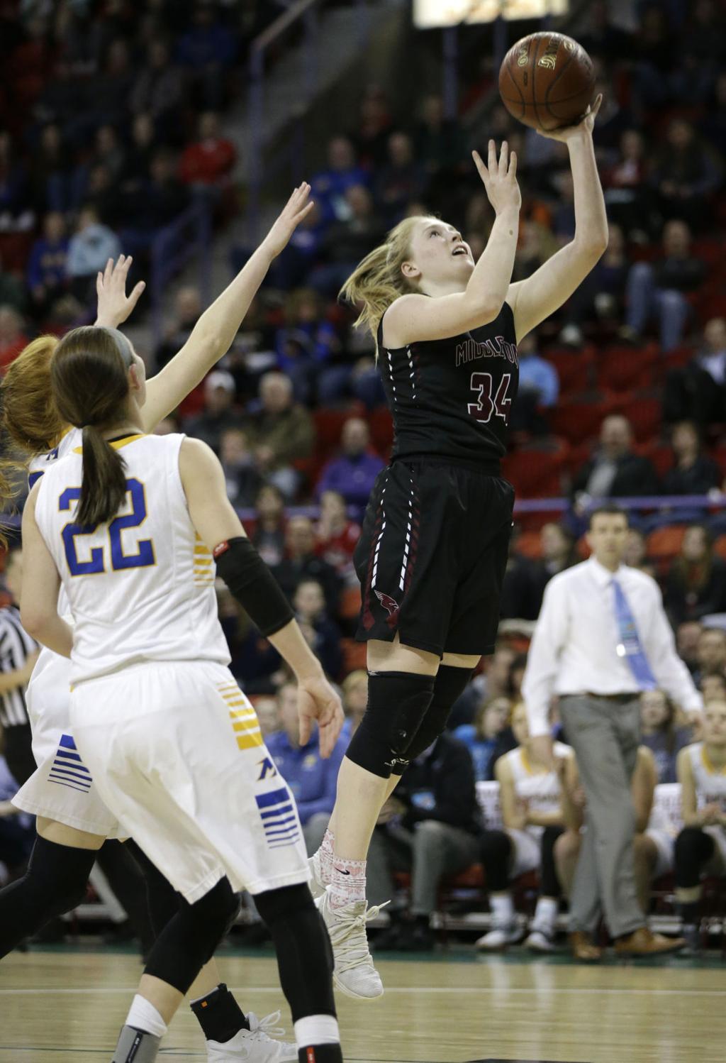 Wiaa State Girls Basketball Evie Coleman Sparks Middleton To