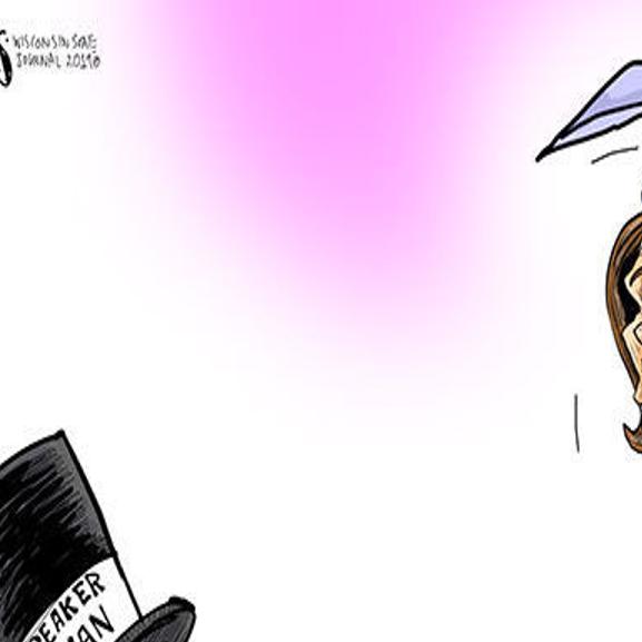 Hands On Wisconsin Out With The Old Speaker In With The Older Opinion Cartoon Madison Com