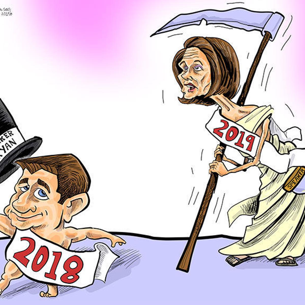 Hands On Wisconsin Out With The Old Speaker In With The Older Opinion Cartoon Madison Com